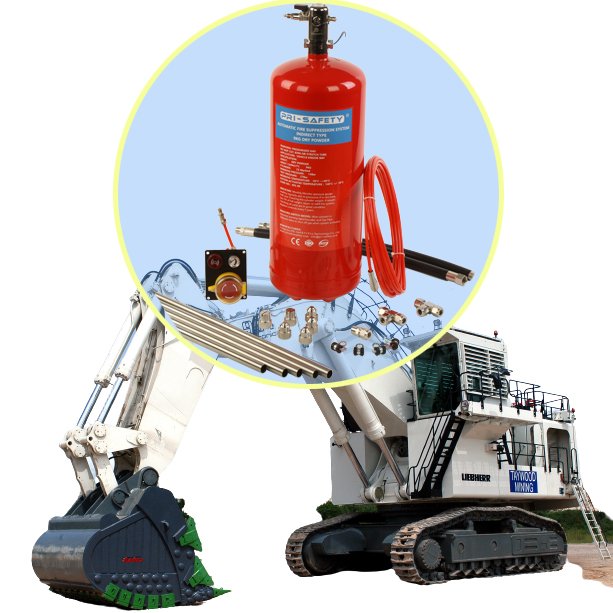 Perfect Design Heavy Machinery Vehicles Automatic Fire Extinguishing Systems Extinguishers